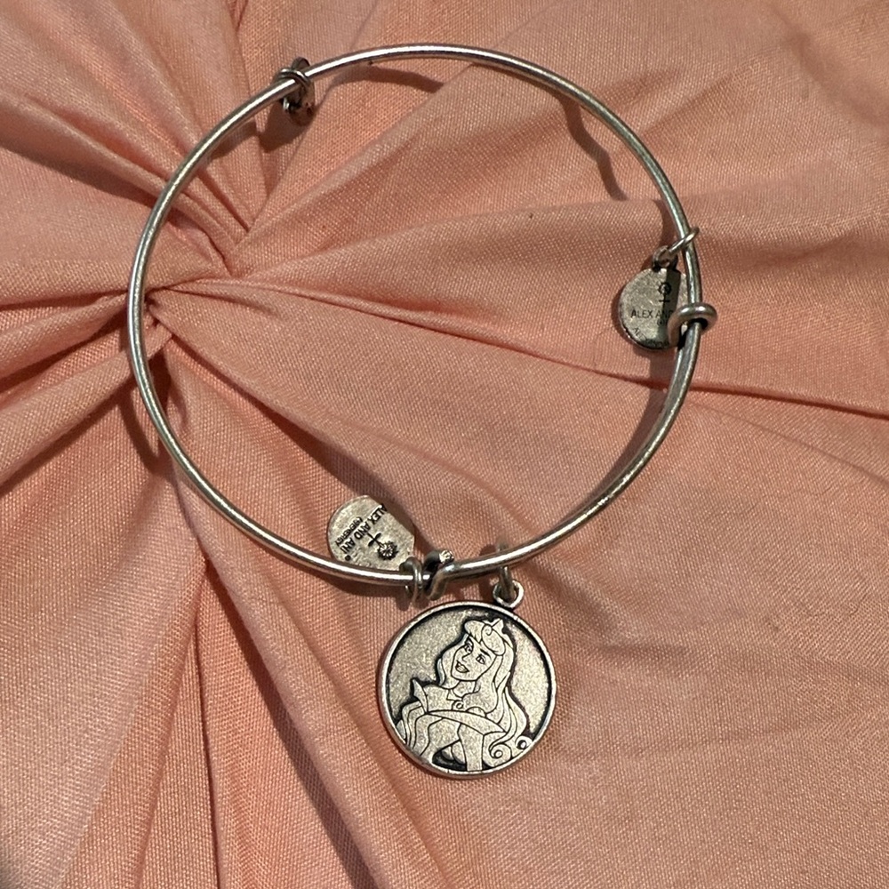 Alex and Ani Silver Disney Princess Aurora Bracelet